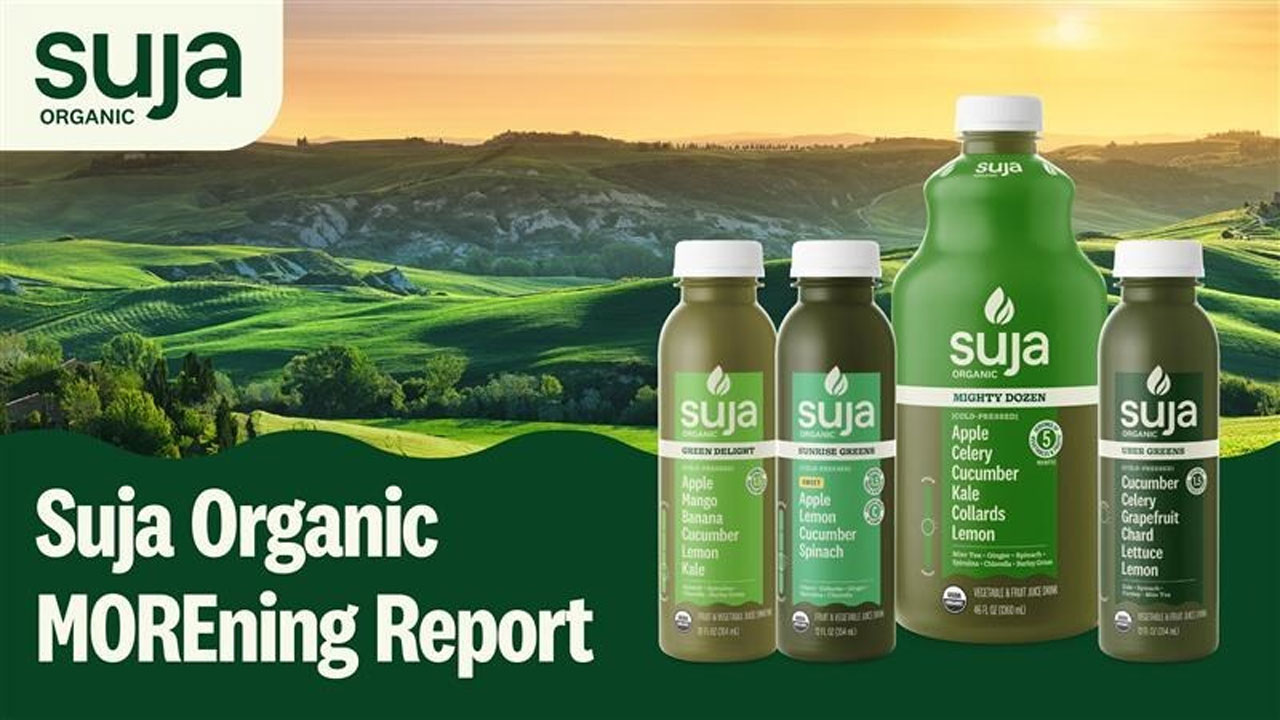Suja Driver Suja Organic Unveils 'The MORE-ning Report,' Revealing the Gap Between ...