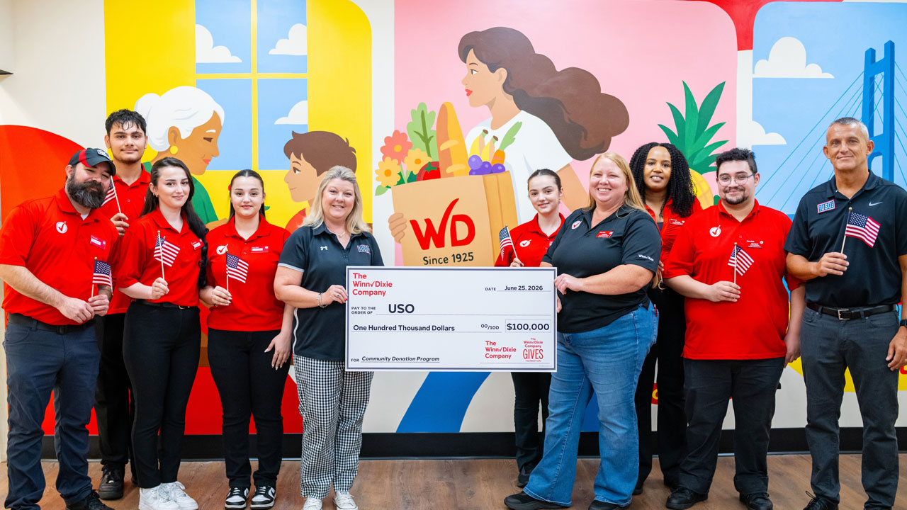 Winn-Dixie Donates $100,000 to the USO Ahead of Independence Day