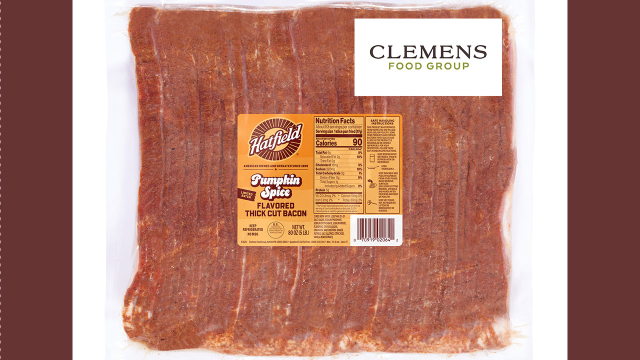 Hatfield’s Pumpkin Spice Bacon Returns to Drive Fall Menu and Retailer Promotions