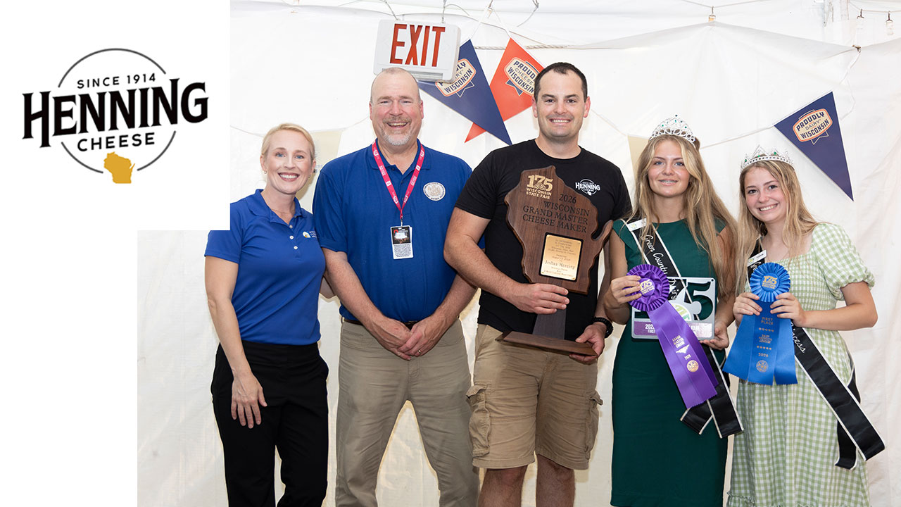 Henning Cheese Brings Home 2026 Wisconsin Grand Master Cheesemaker Title at State Fair Dairy Products Contest