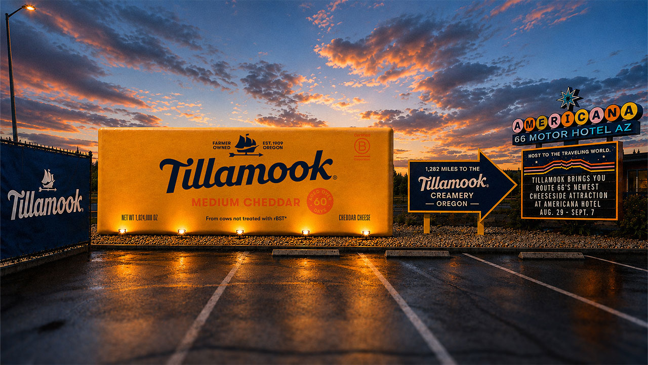 В Аризоне открыли гигантскую копию сырного батона Tillamook на трассе 66